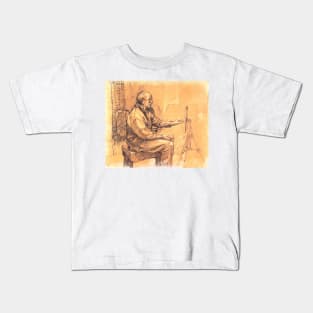 The Artist at Work Kids T-Shirt